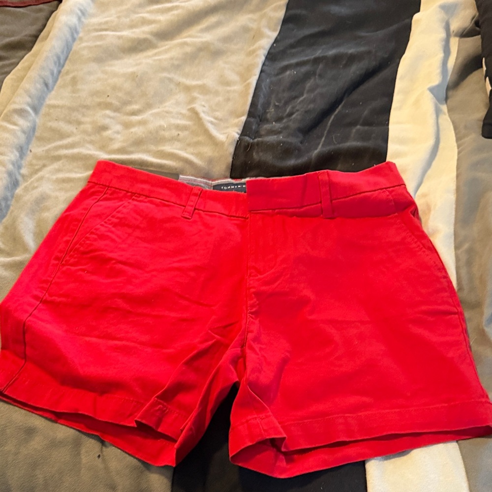 Tommy Hilfiger Bright Red Women's Shorts